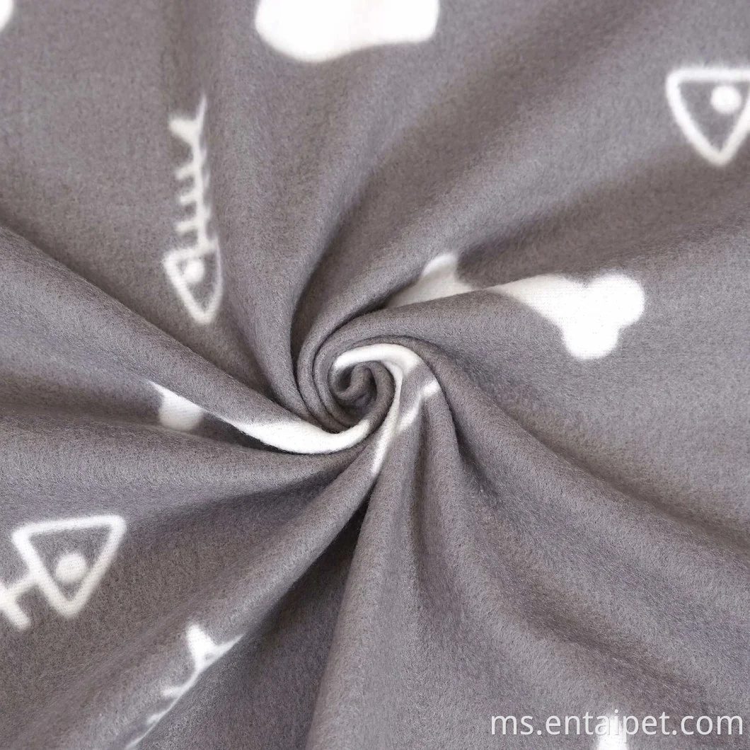 Selimut anjing haiwan peliharaan haiwan peliharaan, katil anjing panas penutup cetak cetak bulu selimut